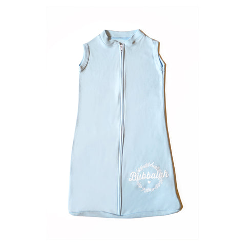 Blue baby infant sac with zipper