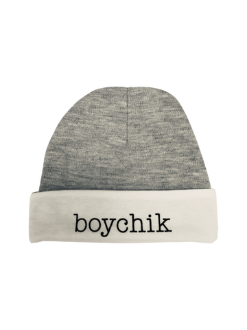 Boychik Gray & White Hat