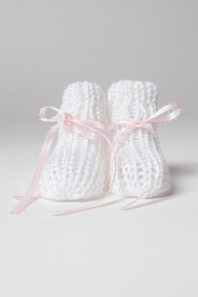 hand knit booties