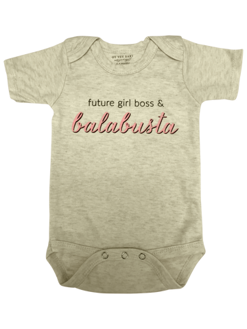 Future Girl Boss & Balabusta Onesie